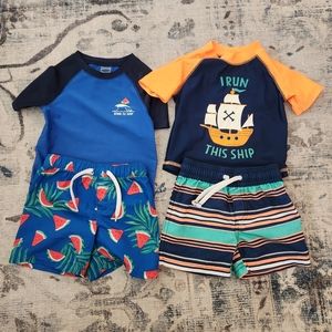 Baby Boys Swimsuits and Rashguards